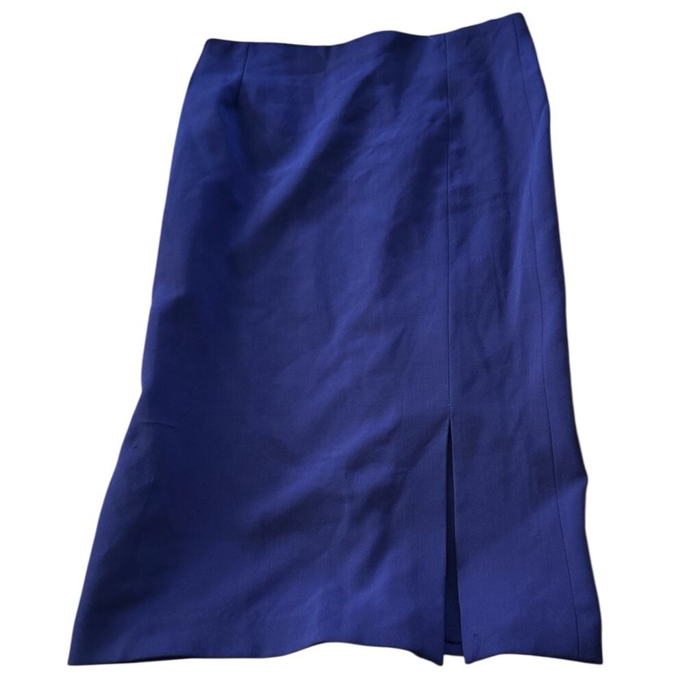 Tahari Womens Purple Elegant Back Zipper Straight & Pencil Skirt Size 6